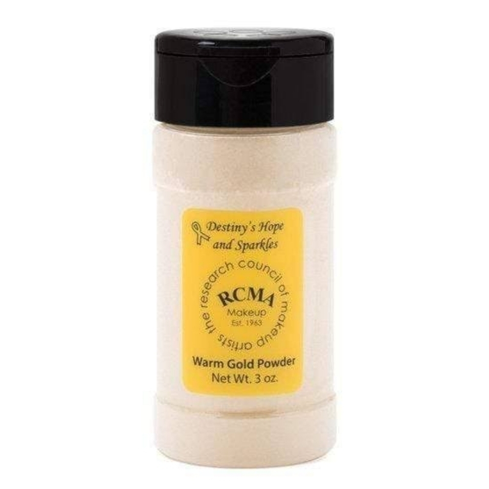 🟢 3 for $30 🟢 RCMA MAKEUP "DESTINY'S HOPE AND SPARKLES" WARM GOLD POWDER